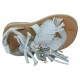 OCA LOCA sandale en cuir bébé  BLANCO