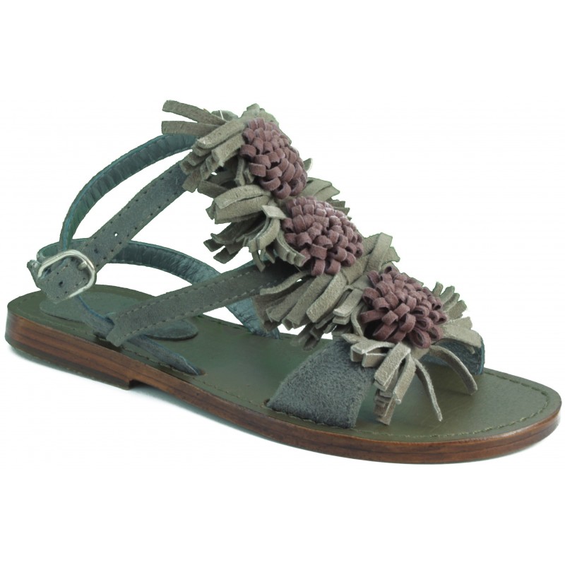 OCA LOCA sandale d'été fille  MARRON