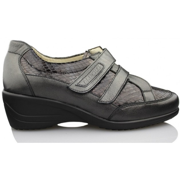 Drucker CALZAPEDIC mocassin velcro large et confortable. NEGRO