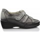 Drucker CALZAPEDIC mocassin velcro large et confortable.  NEGRO