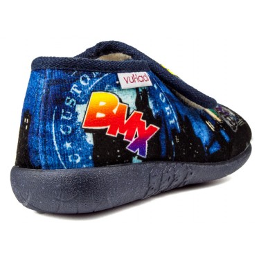ZAPATILLAS CASA NIÑO VULLADI BICIS BMX  AZUL