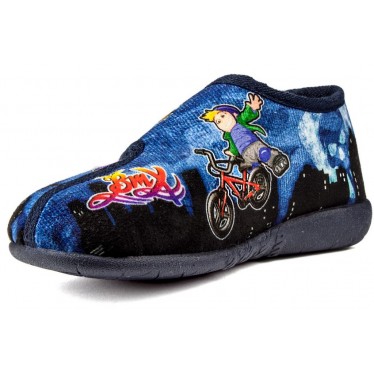 ZAPATILLAS CASA NIÑO VULLADI BICIS BMX  AZUL