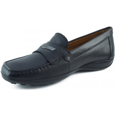 Les femmes GEOX mocassin modèle euro2  NEGRO