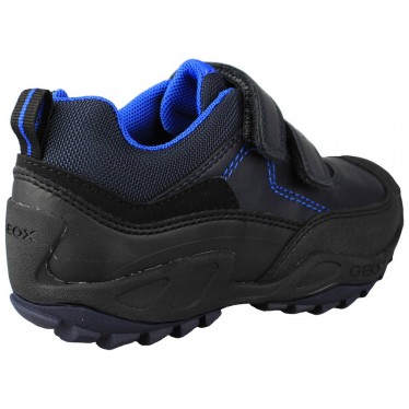 GEOX JN SAVAGE ZAPATILLA DOBLE VELCRO  AZUL