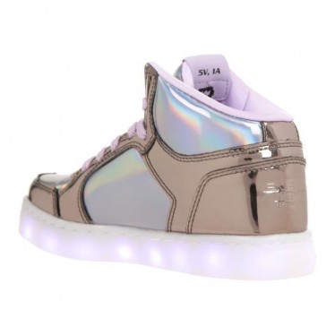SNEAKERS SKECHERS GRIS ET VIOLET  GRIS