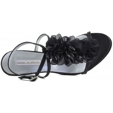 CHAUSSURES ANG ALARCON SATIN PARTY  NEGRO