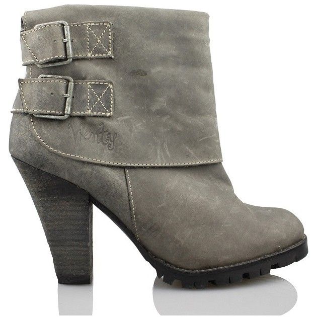 Vienty femme butin boucles GRIS