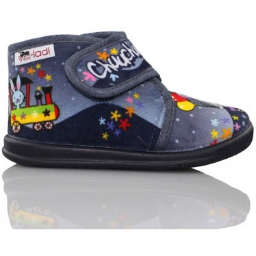 VULLADI enfant de train chaussures domestiques  AZUL