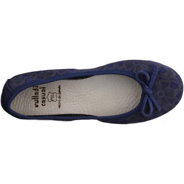 VULLADI SPLIT MANOLETINE FLOWERS  AZUL
