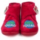 PANTOUFLES DE MAISON VULLADI NIÑO DOG SQUAD  ROJO