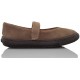 Danseurs VULLADI avec confortable Velcro fille  MARRON