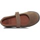 Danseurs VULLADI avec confortable Velcro fille  MARRON