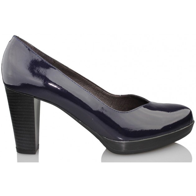 KROC en cuir verni chaussures salon AZUL