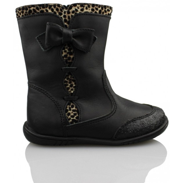 Bottes de léopard fille Pablosky NEGRO