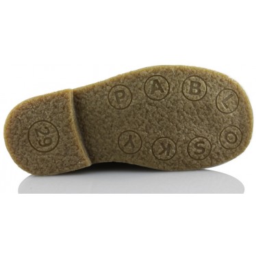 Boot Pablosky velcro enfant  AZUL