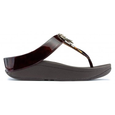 Sandales FITFLOP CONGA DRAGONFLY CHOCOLATE