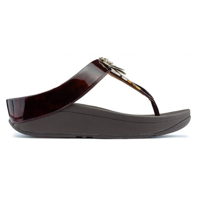 Sandales FITFLOP CONGA DRAGONFLY CHOCOLATE Sandales FITFLOP CONGA DRAGONFLY CHOCOLATE
