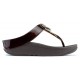 Sandales FITFLOP CONGA DRAGONFLY CHOCOLATE