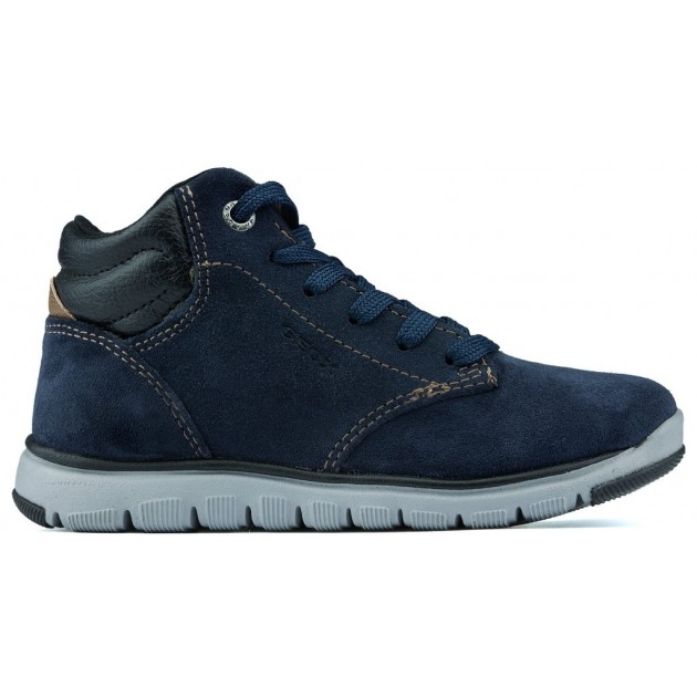 JR XUNDAY Garçon Bottines GEOX NAVY_BLACK JR XUNDAY Garçon Bottines GEOX NAVY_BLACK