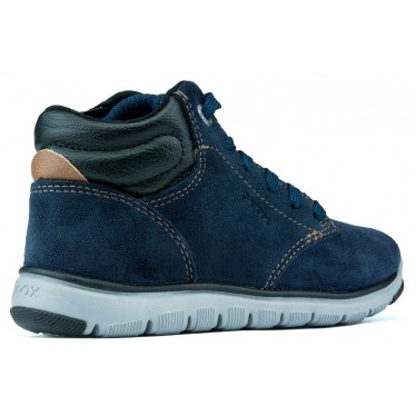 JR XUNDAY Garçon Bottines GEOX NAVY_BLACK