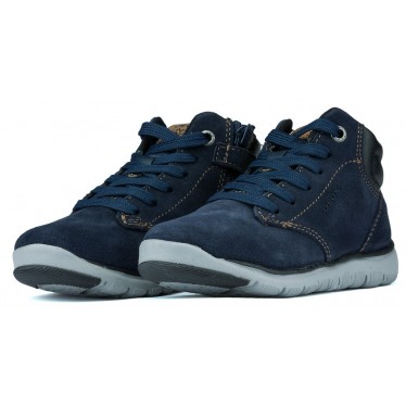 JR XUNDAY Garçon Bottines GEOX NAVY_BLACK