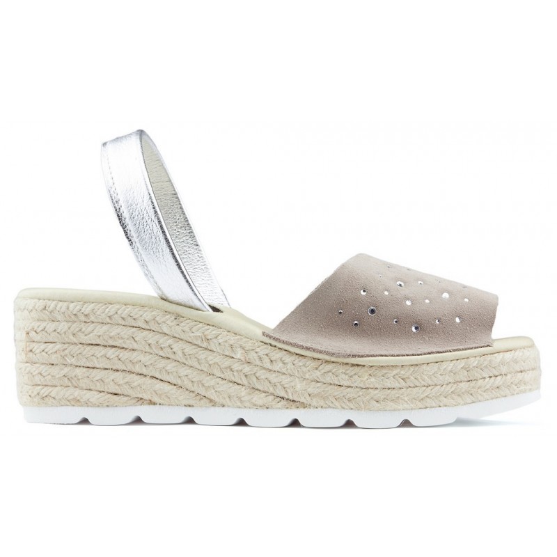 SANDALES AVEC DES COMODAS ARANTXA SERRAJE NIQUEL