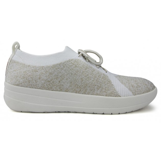 CHAUSSONS L40 FITFLOP F-SPORTY SNEAKERS UBERKNIT W METALLIC GOLD CHAUSSONS L40 FITFLOP F-SPORTY SNEAKERS UBERKNIT W METALLIC GOLD