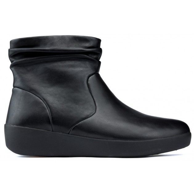 BOTTES DE CUIR FITFLOP SKATEBOOTIE BLACK BOTTES DE CUIR FITFLOP SKATEBOOTIE BLACK