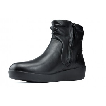 BOTTES DE CUIR FITFLOP SKATEBOOTIE BLACK