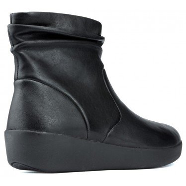 BOTTES DE CUIR FITFLOP SKATEBOOTIE BLACK