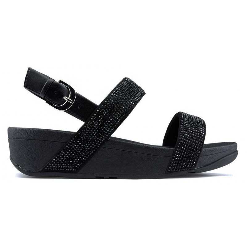 SANDALES FITFLOP LOTTIE SHIMMERCRYSTAL BLACK