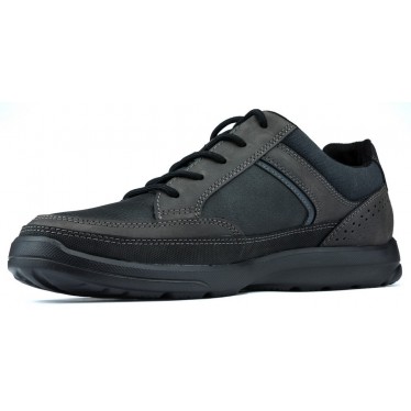 Rockport Welker Chaussures Laceup Casual NEGRO