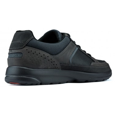 Rockport Welker Chaussures Laceup Casual NEGRO