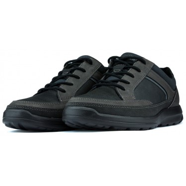 Rockport Welker Chaussures Laceup Casual NEGRO