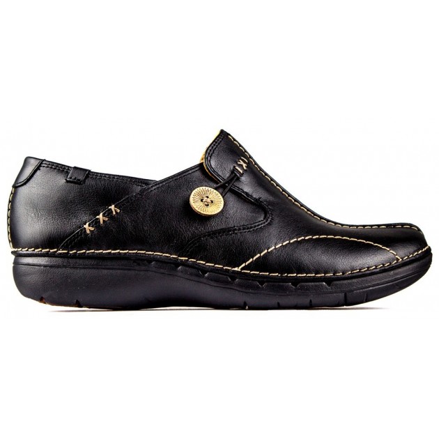 CLARKS UN LOOP BLACK CLARKS UN LOOP BLACK