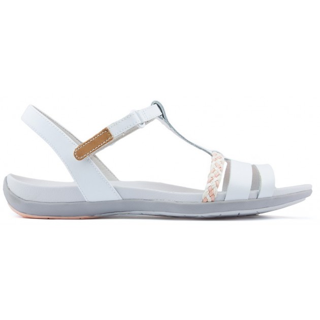 Sandales CLARKS UNSTRUCTURED TEALITE WHITE Sandales CLARKS UNSTRUCTURED TEALITE WHITE