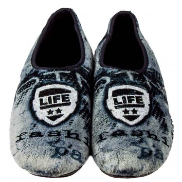 CHAUSSURES VULLADI HOUSE FERMÉ HOMME GRIS