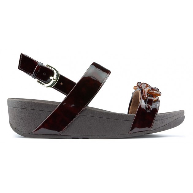 SANDALES FITFLOP LOTTIE TORTOISESHELL CHAIN CHOCOLATE SANDALES FITFLOP LOTTIE TORTOISESHELL CHAIN CHOCOLATE