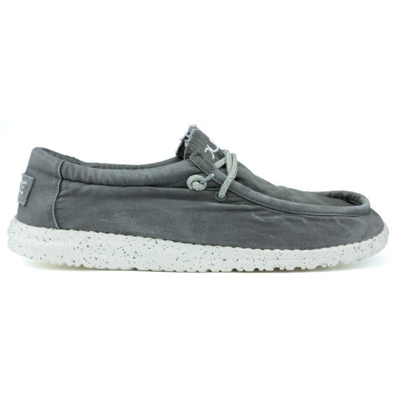 CHAUSSURES WASHY LAVÉES DUDE M 1152 GREY