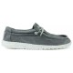 CHAUSSURES WASHY LAVÉES DUDE M 1152 GREY