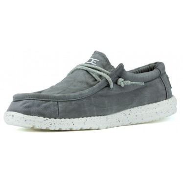 CHAUSSURES WASHY LAVÉES DUDE M 1152 GREY