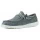 CHAUSSURES WASHY LAVÉES DUDE M 1152 GREY