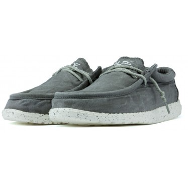 CHAUSSURES WASHY LAVÉES DUDE M 1152 GREY