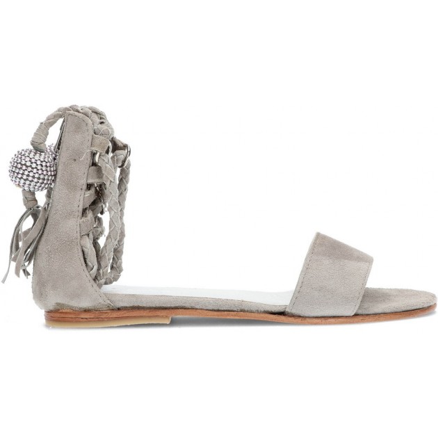 OCA LOCA nubuck sandales en cuir pour les filles GRIS OCA LOCA nubuck sandales en cuir pour les filles GRIS
