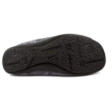 CHAUSSONS DE MAISON VULLADI FEMMES CLOSED KITTENS GRIS