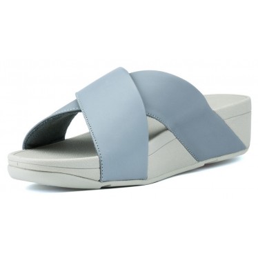 SANDALIAS FITFLOP LULU CROSS SLIDE K04 GREY