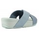 SANDALIAS FITFLOP LULU CROSS SLIDE K04 GREY