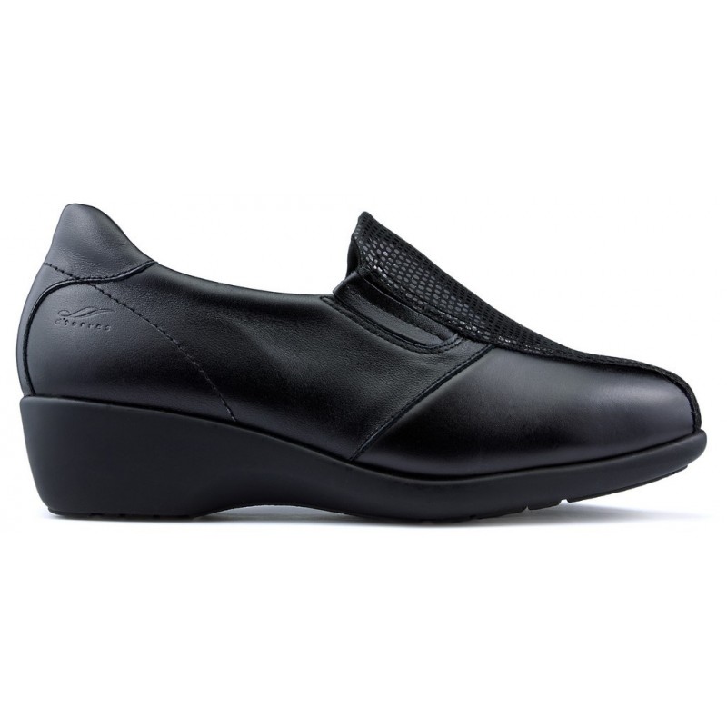 Mocassins DTORRES TURIN LARGEUR SPECIALE NEGRO