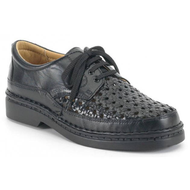 CALZAMEDI chaussures confortables avec velcro cousues à la m NEGRO CALZAMEDI chaussures confortables avec velcro cousues à la m NEGRO