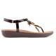 Sandales FITFLOP TIA DRAGONFLY CHOCOLATE